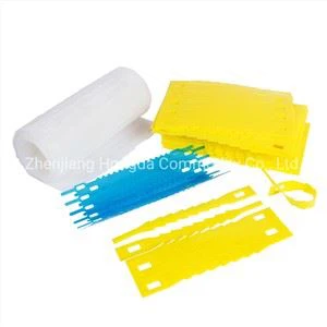 Plast fisk ben twist slipsar för packning